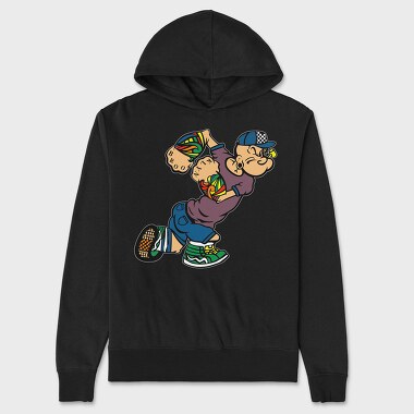 Broom Kid Dance Urban Art, Hanorac Oversize Barbati (Unisex)