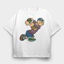 Broom Kid Dance Urban Art, Tricou Oversize Barbati (Unisex)