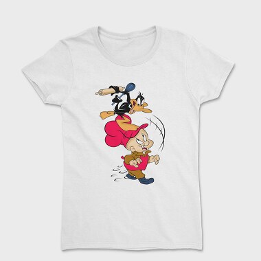 Daffy Duck Cooking Rolling Pin, Tricou Femei