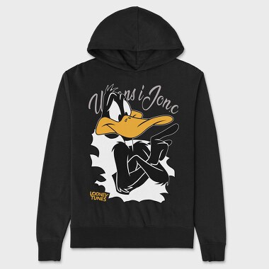 Daffy Duck Looney Tunes Urban Art, Hanorac Oversize Barbati (Unisex)