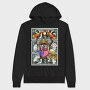 Daffy Duck Money Anarchy Urban Art, Hanorac Oversize Barbati (Unisex)