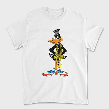 Daffy Duck Money Chain Peace Sneakers, Tricou Barbati (Unisex)
