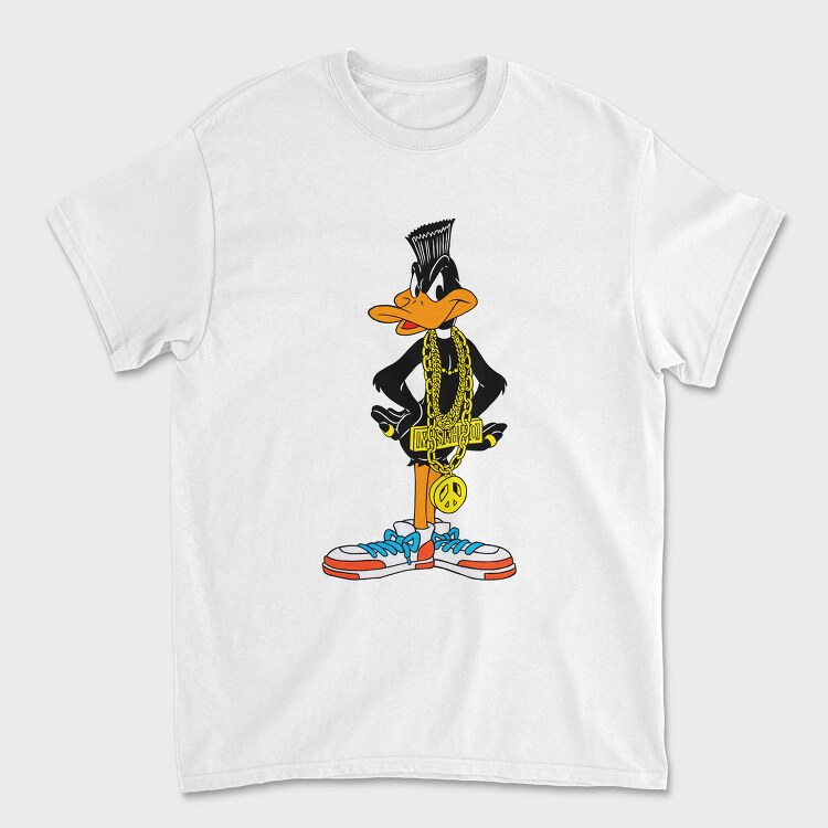 Daffy Duck Money Chain Peace Sneakers, Tricou Barbati (Unisex)