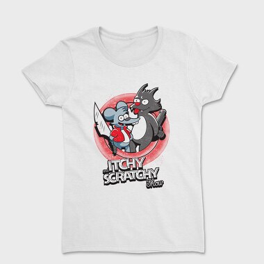 Itchy And Scratchy Show Urban Art 99, Tricou Femei