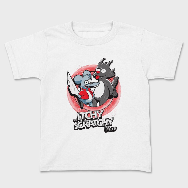 Itchy And Scratchy Show Urban Art 99, Tricou Copii