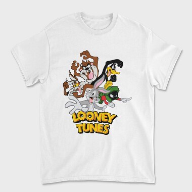 Looney Tunes Party Ride, Tricou Barbati (Unisex)