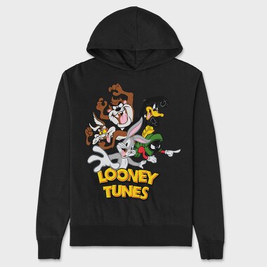 Looney Tunes Party Ride, Hanorac Oversize Barbati (Unisex)