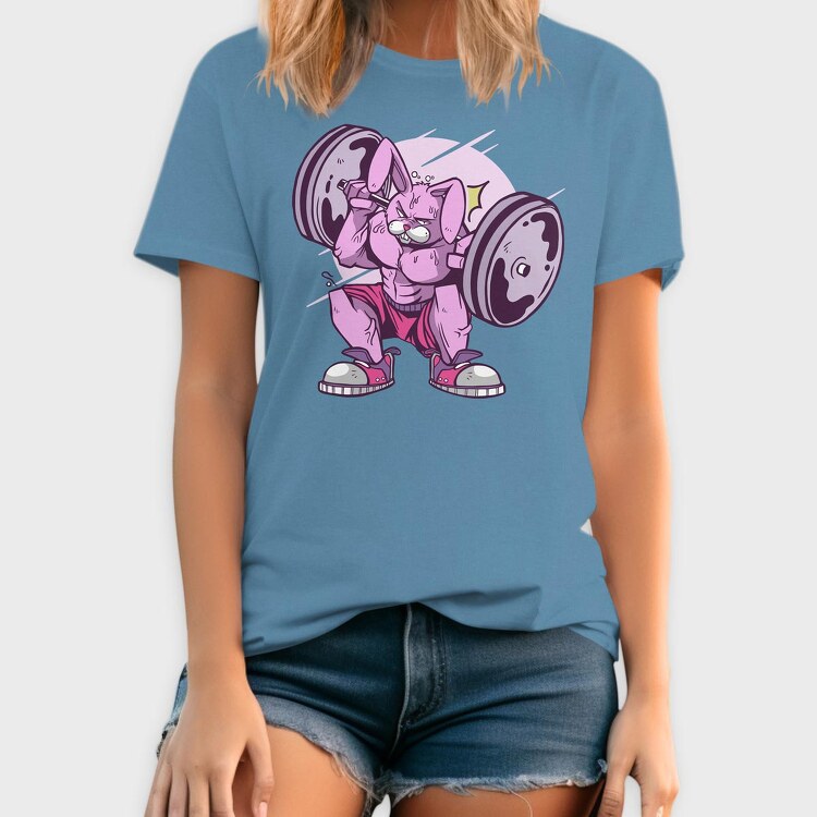 Muscle Rabbit, Tricou Barbati (Unisex)