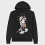 Mickey Mouse Boy Style Urban Art, Hanorac Oversize Barbati (Unisex)