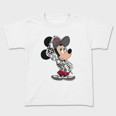 Mickey Mouse Camo Style Urban Art 99, Tricou Copii