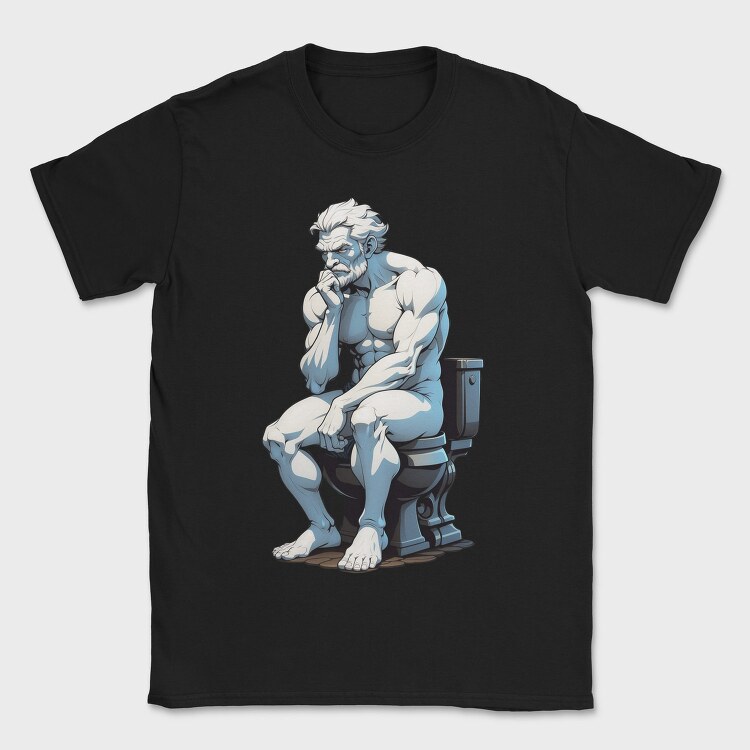 Philosopher Toilet, Tricou Barbati (Unisex)