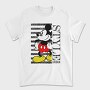 Mickey Mouse Urban Pattern, Tricou Barbati (Unisex)
