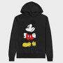 Mickey Mouse Urban Pattern, Hanorac Oversize Barbati (Unisex)