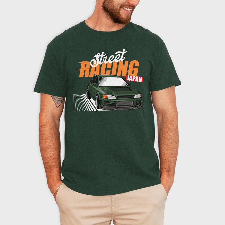 1997 Subaru WRX GC8, Tricou Barbati (Unisex)