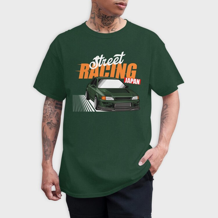 1997 Subaru WRX GC8, Tricou Barbati (Unisex)