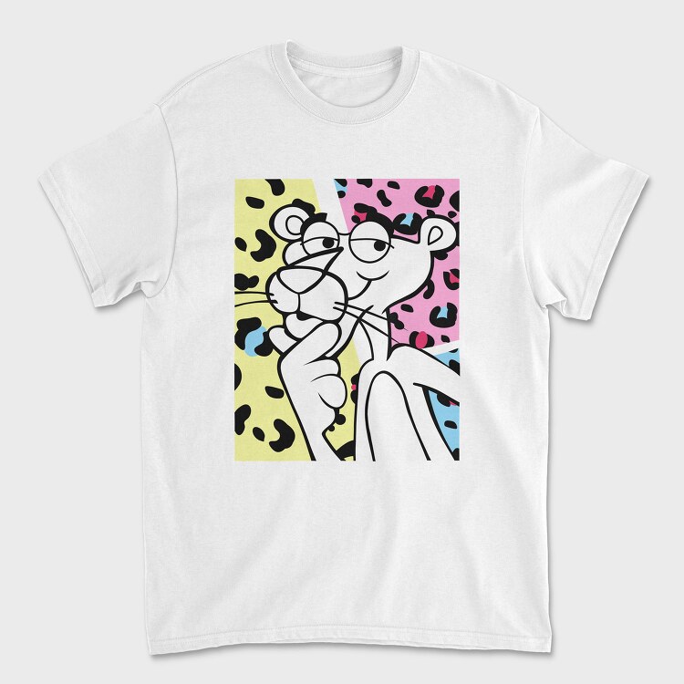 Pink Panther Cool Pattern Eyes, Tricou Barbati (Unisex)