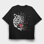 Red Crab Eyes Blood Splatter, Tricou Oversize Barbati (Unisex)
