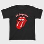 Rolling Stones Lips Red Crack Rock Ribbons, Tricou Copii