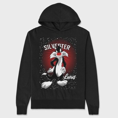 Silverster Sly Eyes Red, Hanorac Oversize Barbati (Unisex)