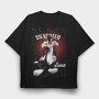 Silverster Sly Eyes Red, Tricou Oversize Barbati (Unisex)