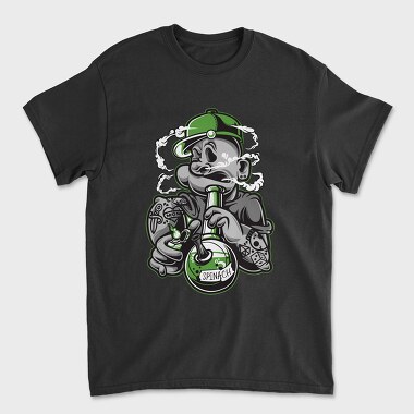 Spinach Monster Smoke Urban Art, Tricou Barbati (Unisex)