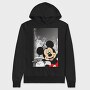 Statue Of Liberty Mickey Mouse New York, Hanorac Oversize Barbati (Unisex)