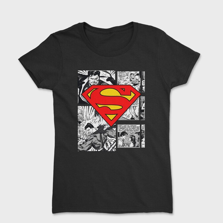 Superman Secret Identity Eyes, Tricou Femei