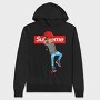 Supreme Money Gangster Gun Urban Art 99, Hanorac Oversize Barbati (Unisex)