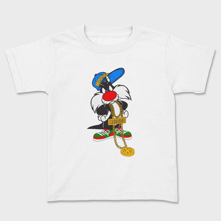 Sylvester Moschino Chain Sneakers, Tricou Copii