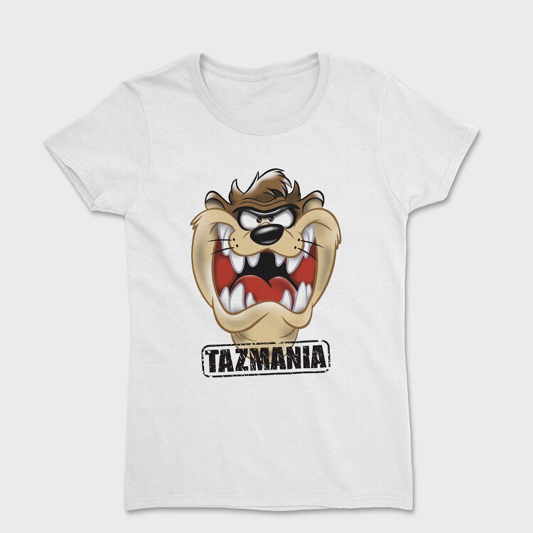 Tazmania Taz Anger Animal Eyes, Tricou Femei