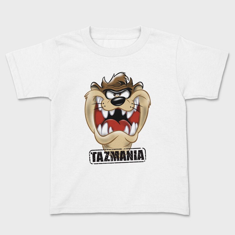 Tazmania Taz Anger Animal Eyes, Tricou Copii
