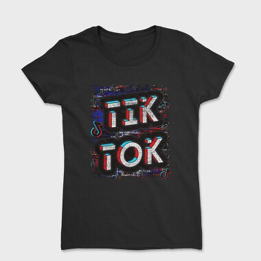Tiktok Music Grunge Art, Tricou Femei