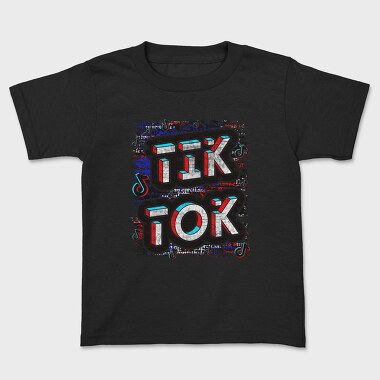 Tiktok Music Grunge Art, Tricou Copii