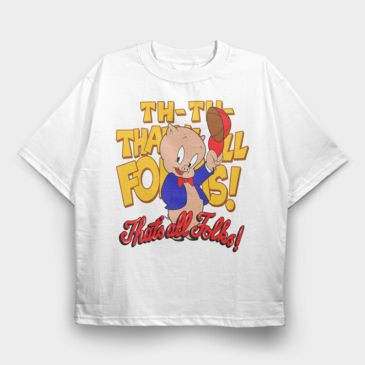 Tweety Thatsallfolks Urban Art 99, Tricou Oversize Barbati (Unisex)