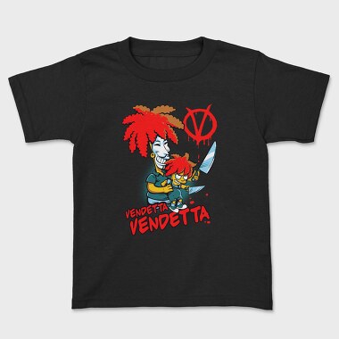 Venetian Mask Knife Simpsons Vendetta, Tricou Copii