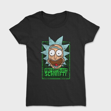 Zombie Rick Morty Eyes Blood 99, Tricou Femei