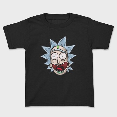 Zombie Rick Morty Eyes Blood, Tricou Copii