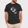 Superman Spray Paint Splash, Tricou Barbati (Unisex)