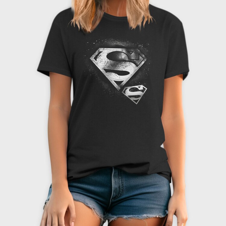 Superman Spray Paint Splash, Tricou Barbati (Unisex)