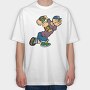 Broom Kid Dance Urban Art, Tricou Oversize Barbati (Unisex)