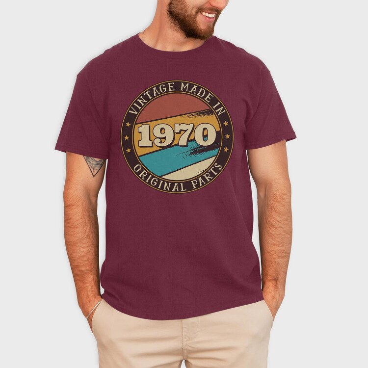 Vintage Made In, Tricou Barbati (Unisex)
