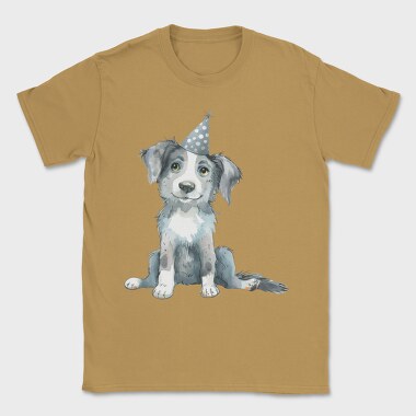 Puppy Party Hat, Tricou Barbati (Unisex)