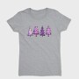 Purple Christmas Trees, Tricou Femei