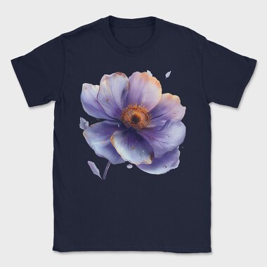 Purple Flower Glow, Tricou Barbati (Unisex)