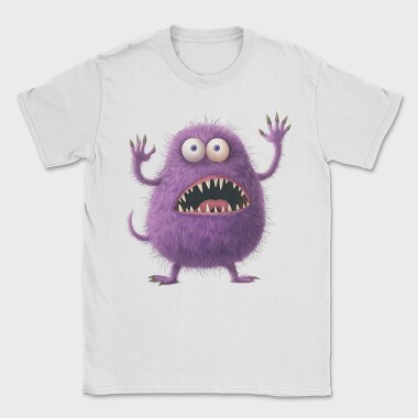 Purple Monster Face, Tricou Barbati (Unisex)