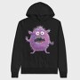 Purple Monster Mouth, Hanorac Oversize Barbati (Unisex)