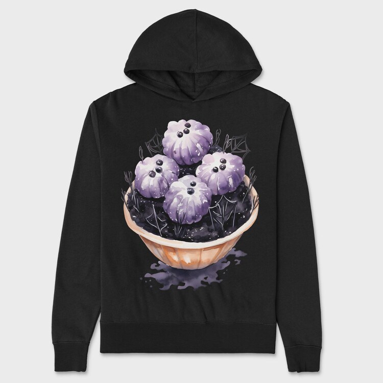 Purple Pumpkin Bowl, Hanorac Oversize Barbati (Unisex)