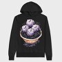 Purple Pumpkin Bowl, Hanorac Oversize Barbati (Unisex)