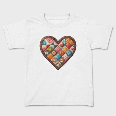Quilted Hearts Sublimation, Tricou Copii