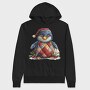 Quilted Penguin Christmas, Hanorac Oversize Barbati (Unisex)
